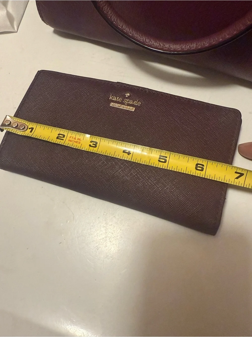 kate spade Plum Leather Wallet - Picture 8 of 10